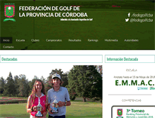 Tablet Screenshot of fedegolfcba.com.ar